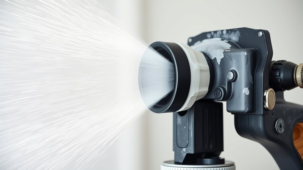maintain steady spray pace
