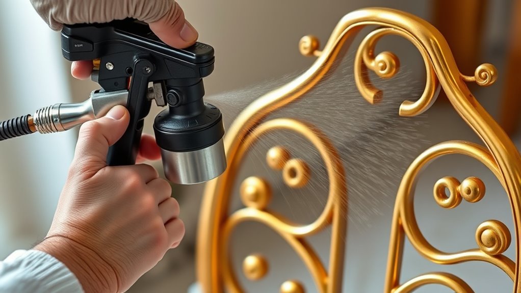 metal furniture spray considerations
