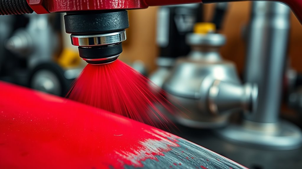 metal surface spray considerations