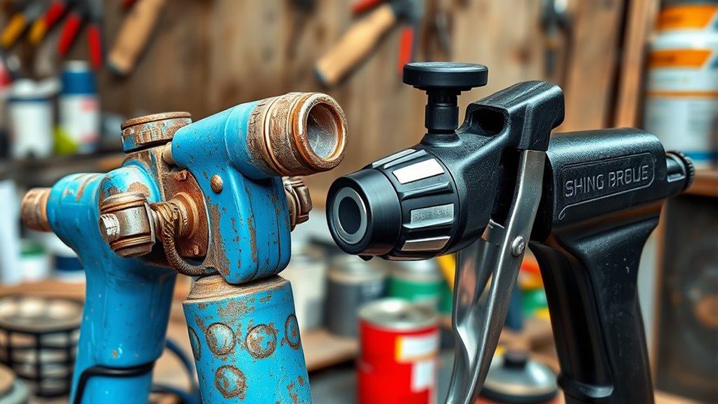 modern paint sprayer advantages