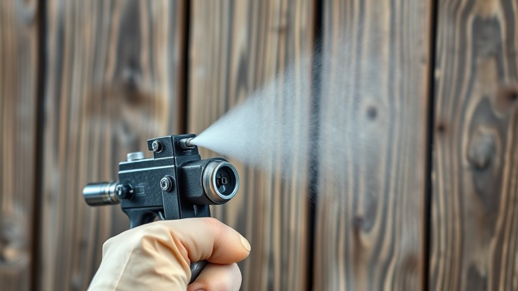 optimal spray technique settings