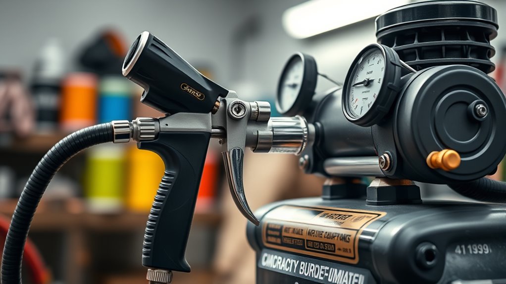 optimize airflow for spray guns