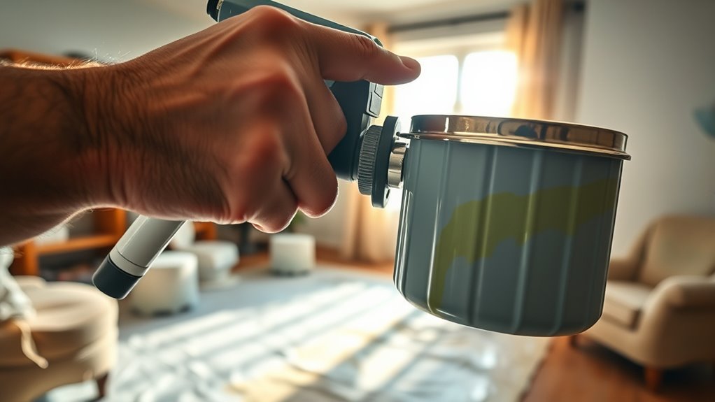optimize paint and sprayer settings