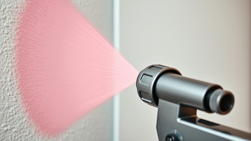 optimize spray technique and settings