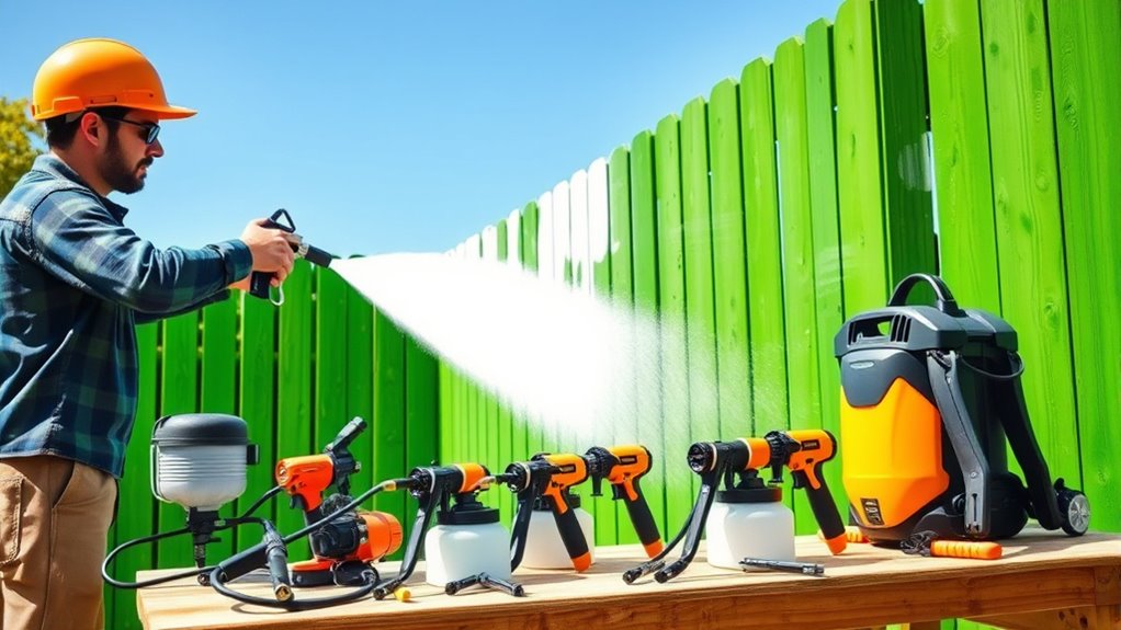 outdoor paint sprayer considerations
