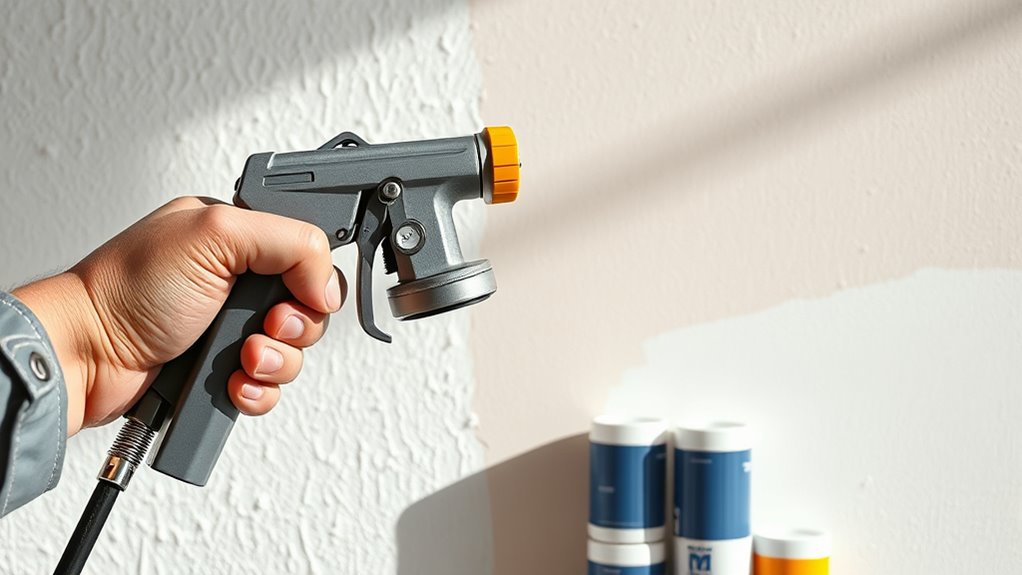 paint consistency and equipment
