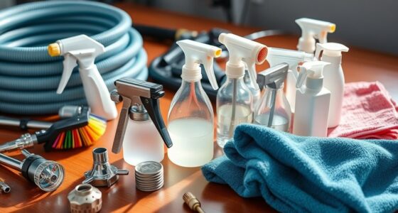 paint sprayer cleaning tools