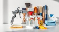 paint sprayer cleaning tools