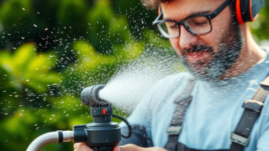 paint sprayer noise factors