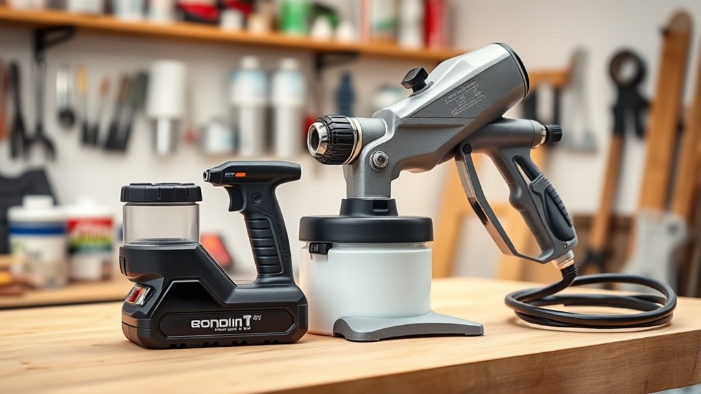 paint sprayer power options