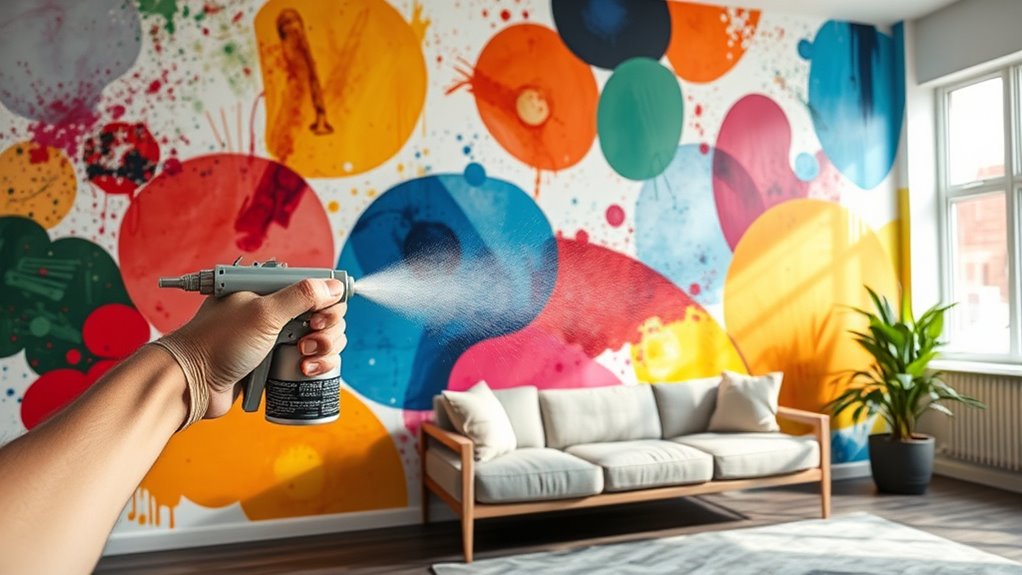 personalized colorful mural ideas