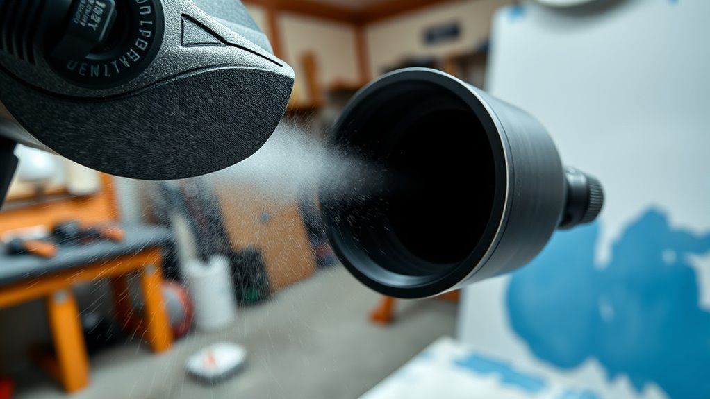 poor paint atomization issue