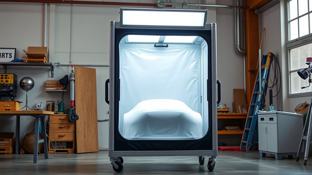 portable spray booth considerations