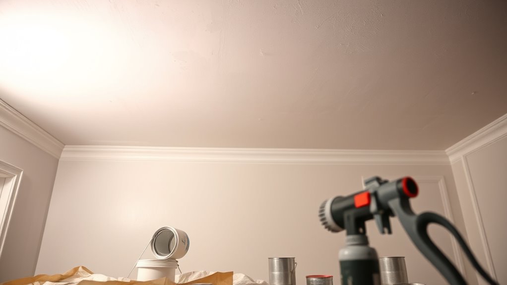 post painting finish cleanup