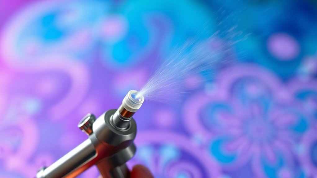 precise detailed airbrush control