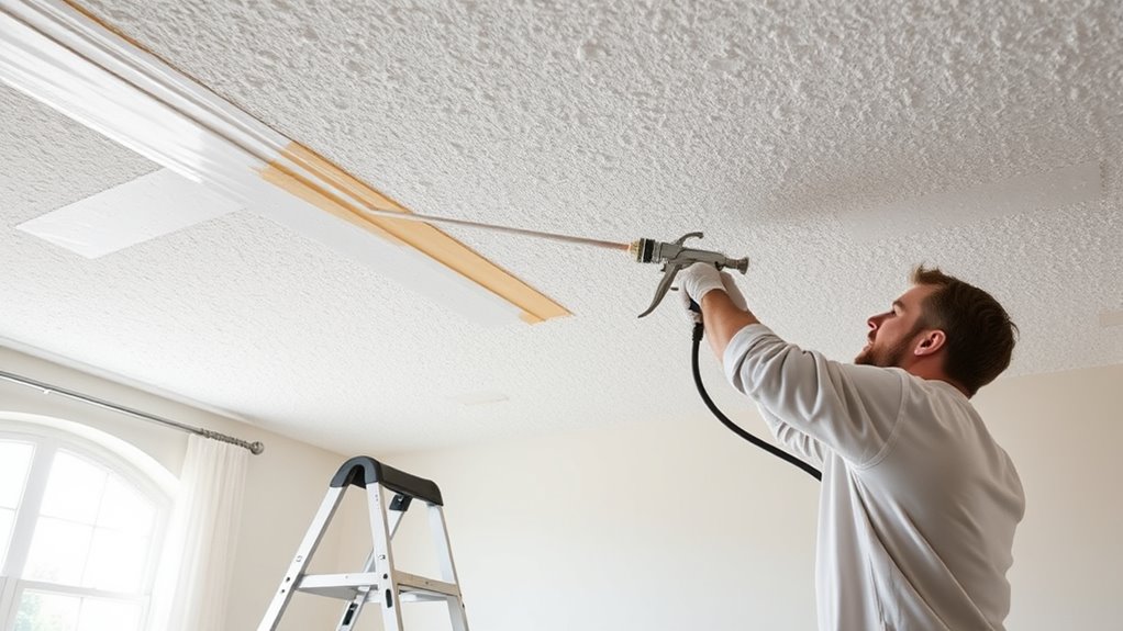 prepare ceiling before painting