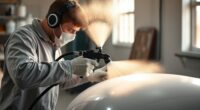 professional spray painting methods