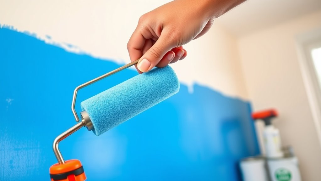 proper roller painting technique