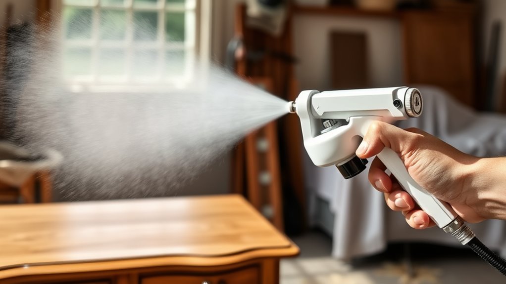 proper spray gun setup