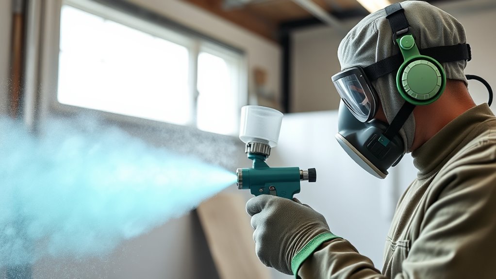 proper spraying techniques control overspray