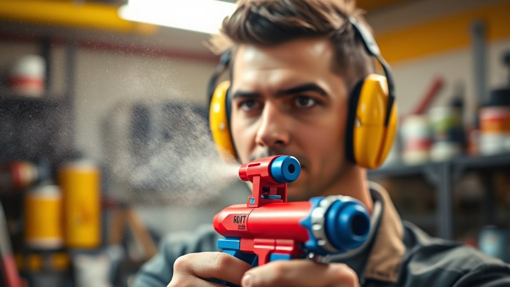 protect hearing during painting