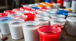 refilling paint sprayer containers