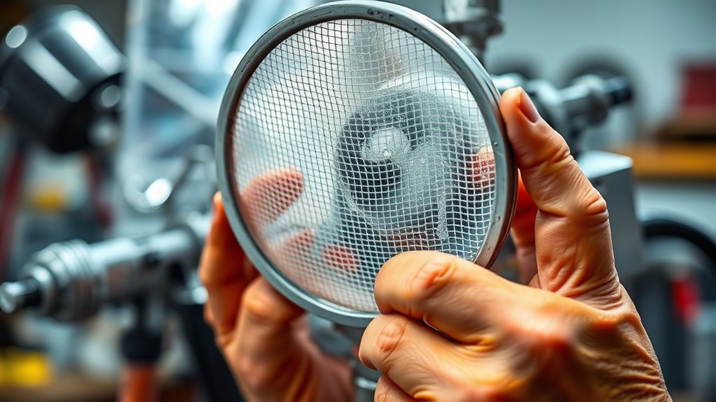 regularly inspect and clean filters