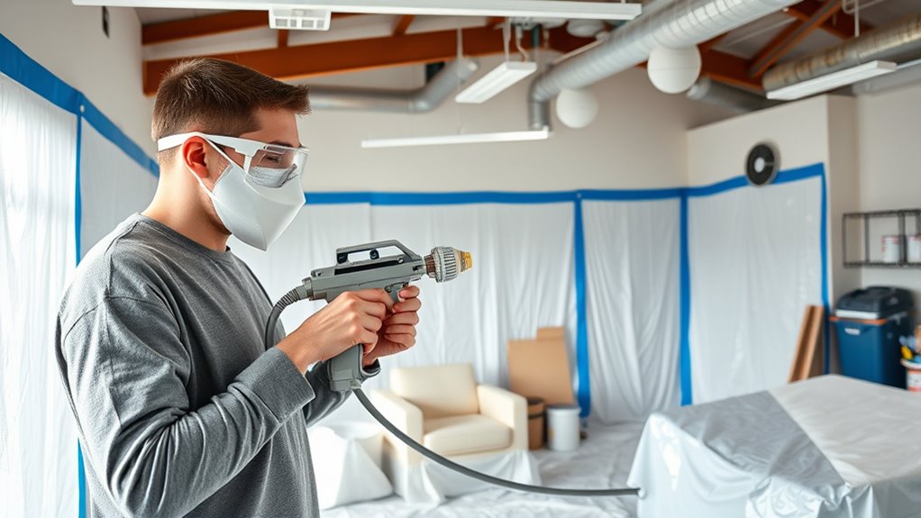 safe paint and masking disposal