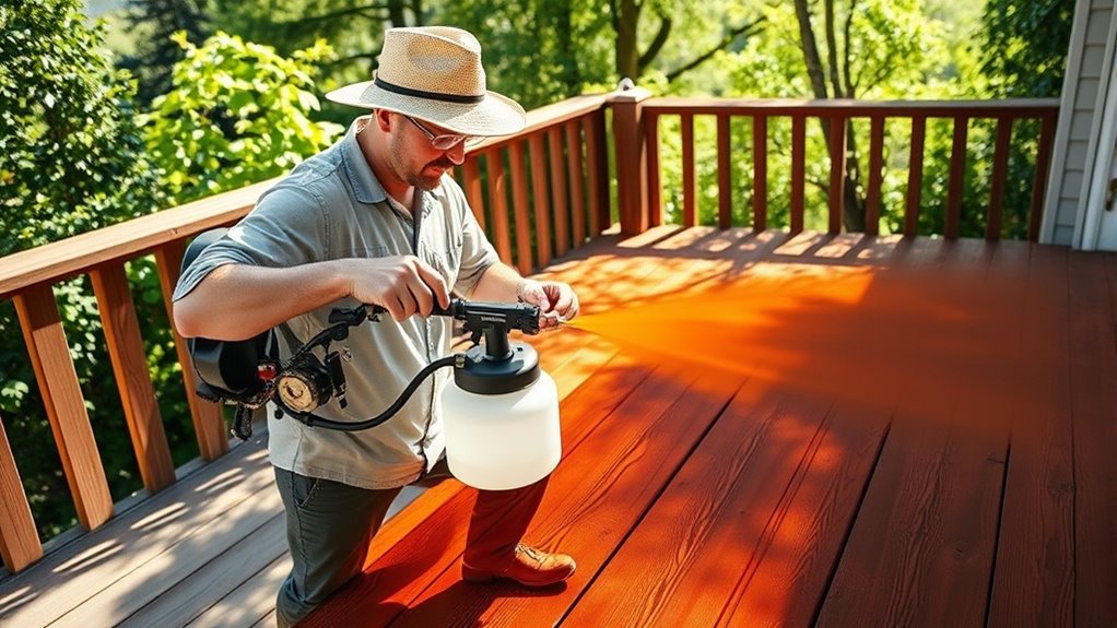 select proper stain and equipment
