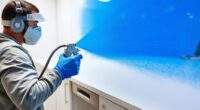smooth cabinet spray finish