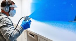 smooth cabinet spray finish