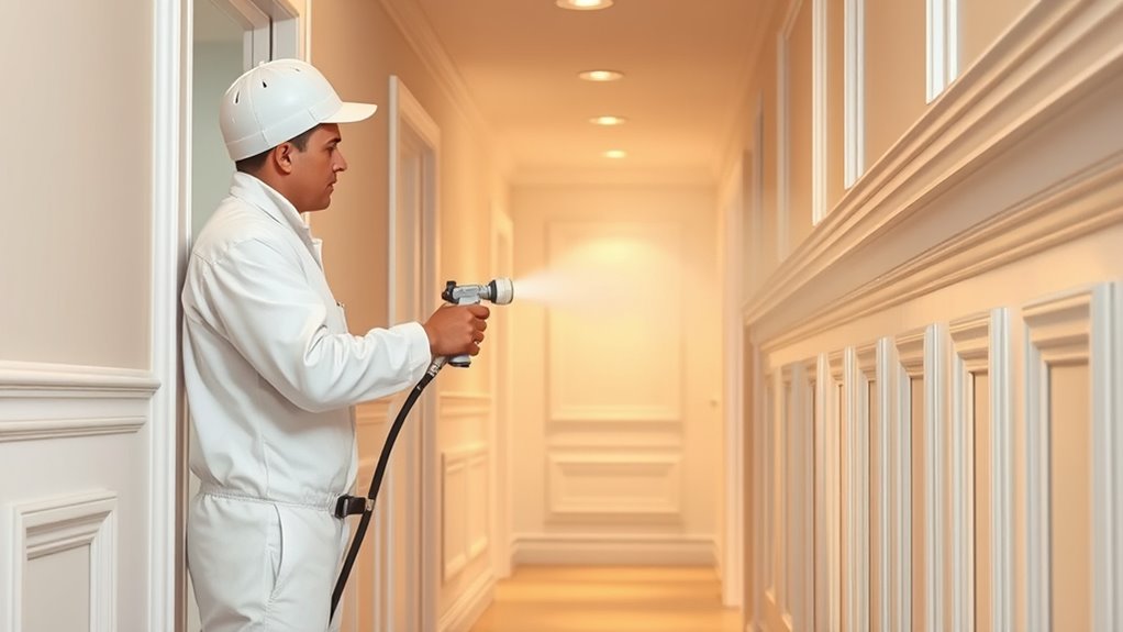 space preparation ensures flawless spray