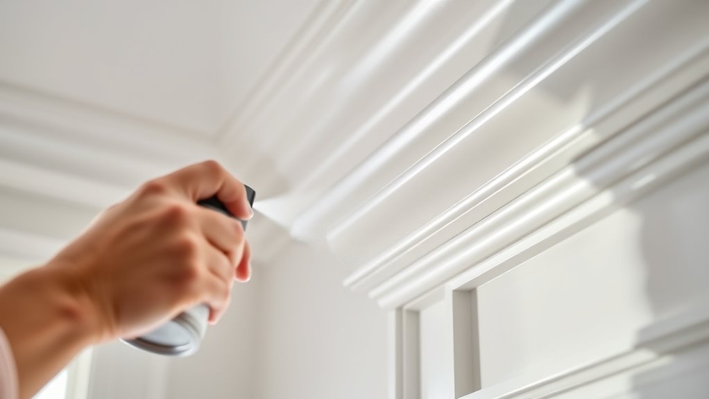 spray finish trim