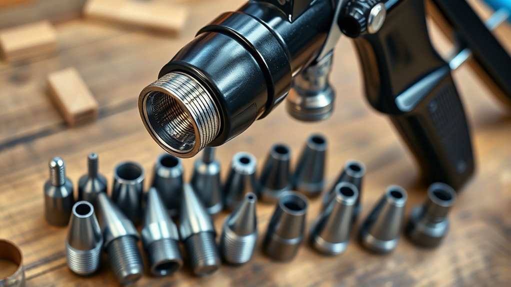 spray gun tip compatibility