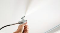spray painting ceiling possible