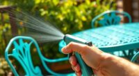 spray painting patio furniture