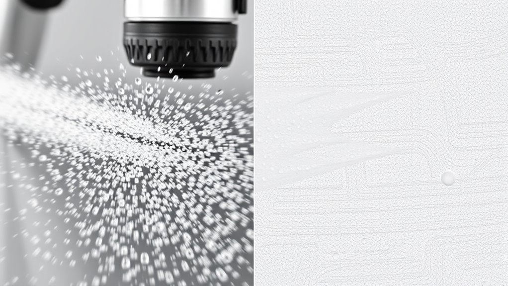 spray quality and precision