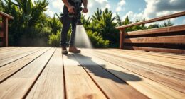 spray stain with sprayer