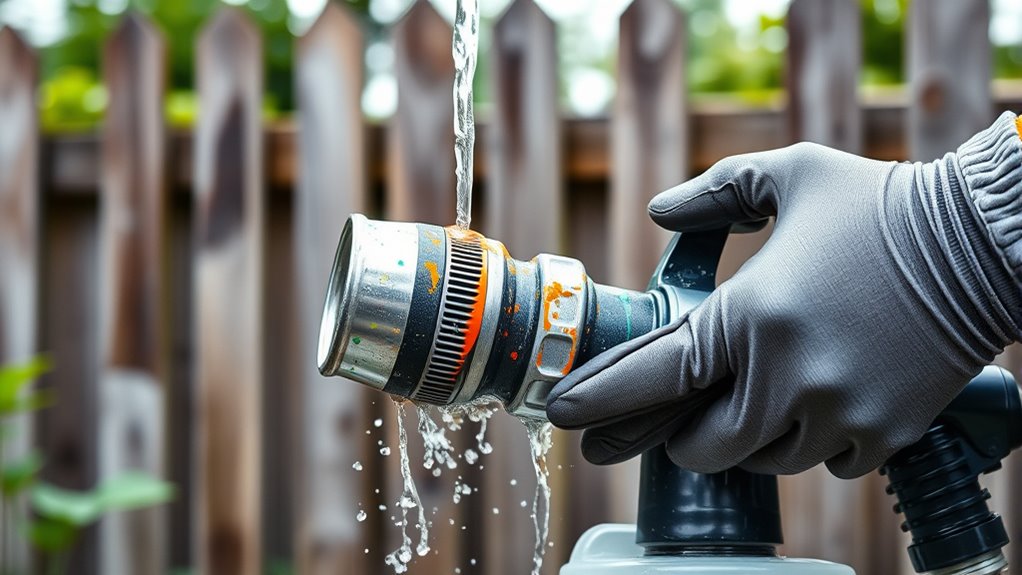 sprayer care and maintenance