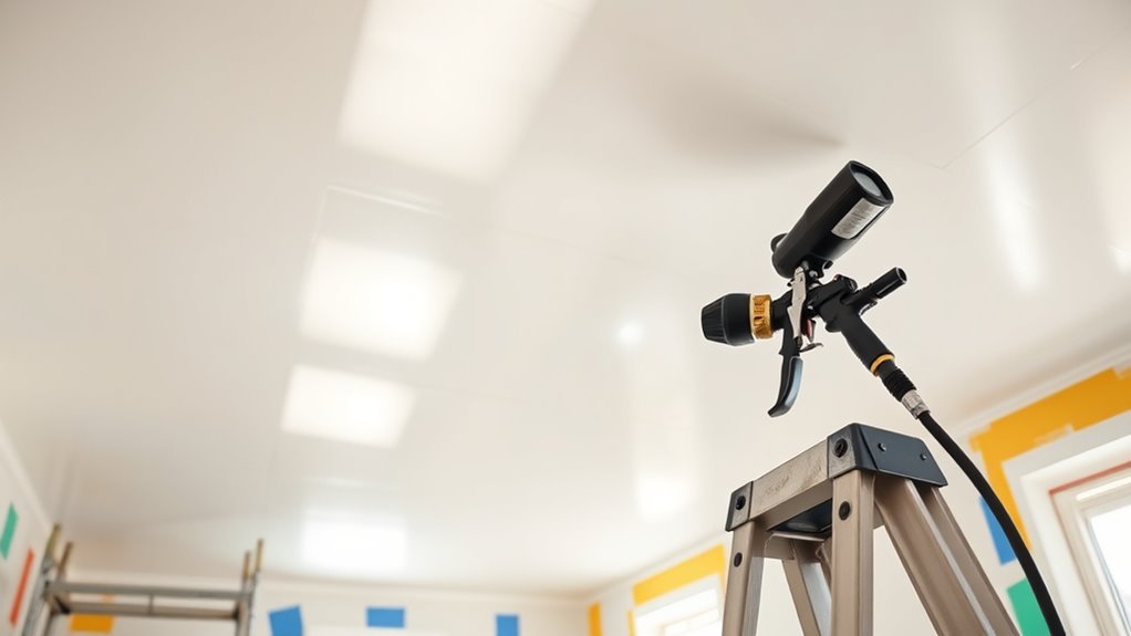 start ceiling with prep