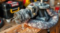store paint sprayer cold
