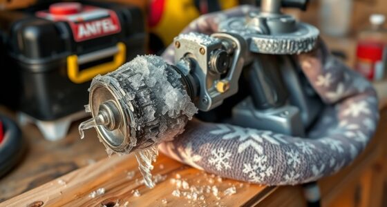 store paint sprayer cold
