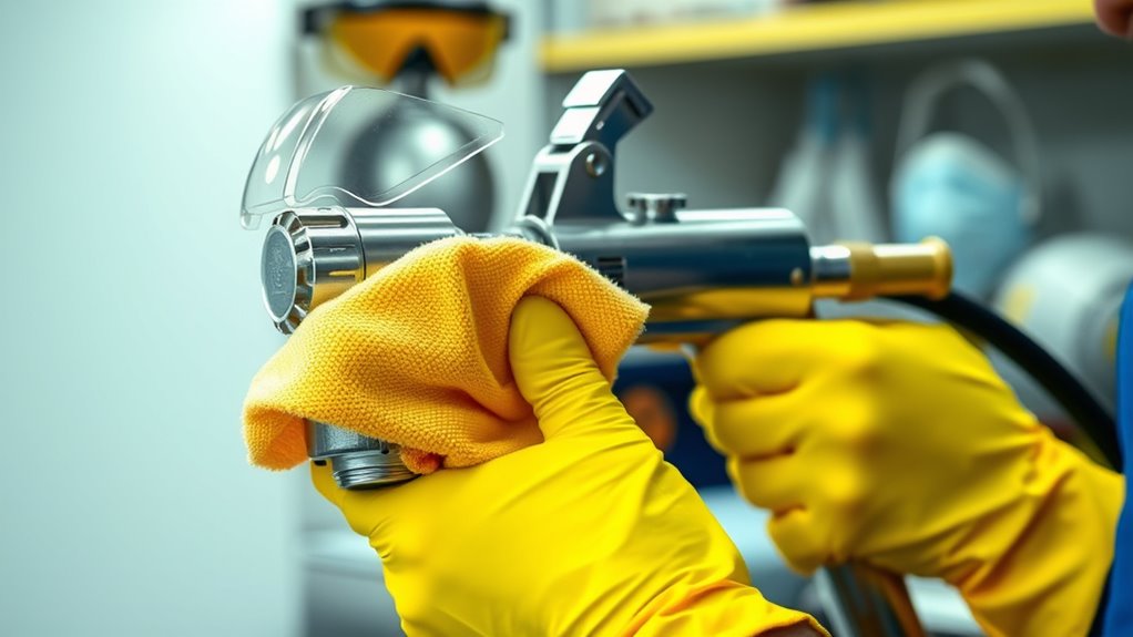 thorough cleaning prevents spills