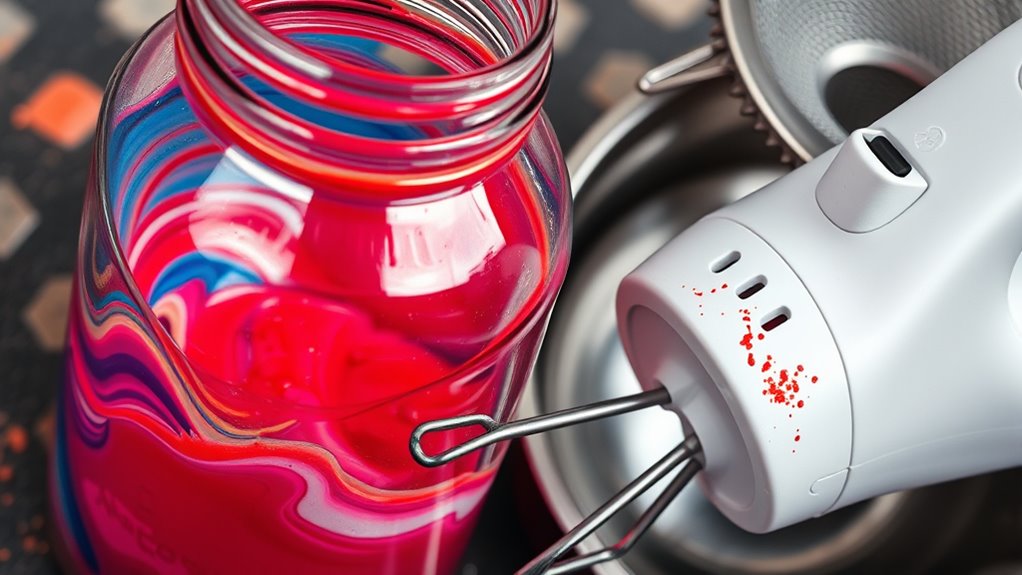 thorough consistent paint blending