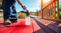 top deck stain sprayers
