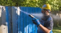 top fence spray guns