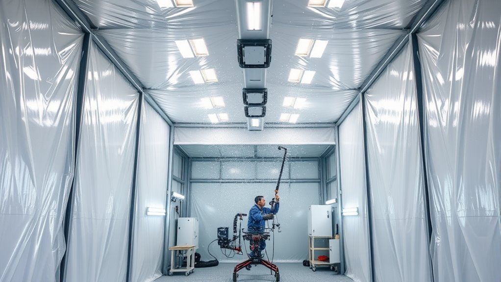 types and features of spray booths