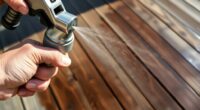 using sprayer for finishes