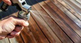 using sprayer for finishes