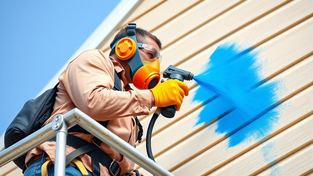 wear protective spray gear